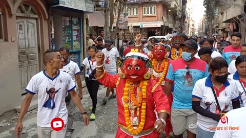 Sawa Bhakku Dance, Yenya (Indra Jatra), Hanuman Dhoka, 2080, Day 2