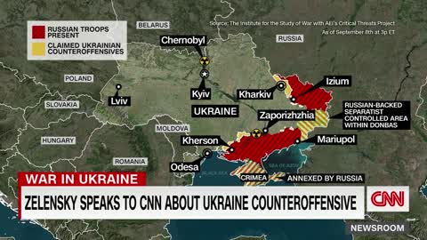 Russian troops flee as Ukrainian forces make rapid gains