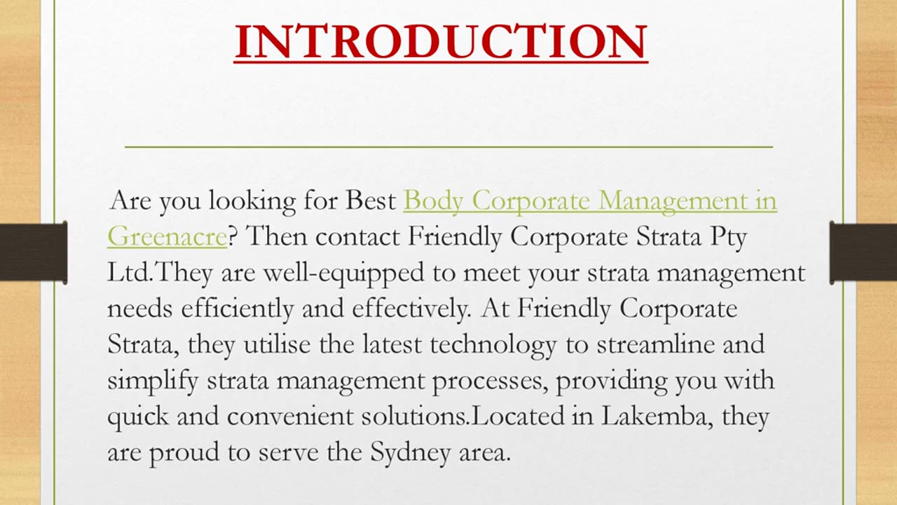 Are you looking for the Best Body Corporate Management in Greenacre?