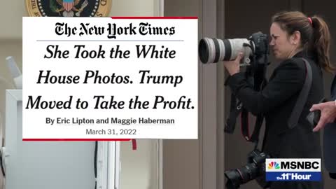 Donald Trump cut into plans of wh photografher and use her photos his own book