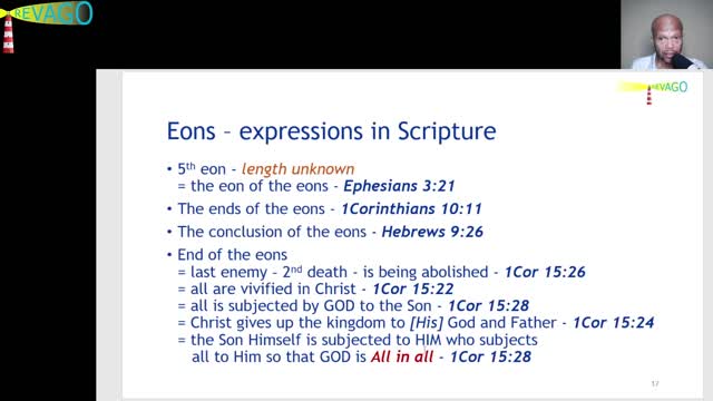 RE 107 Foundation = Eras - Eonian, NOT eternal - Eon, NOT eternity 04 of 04