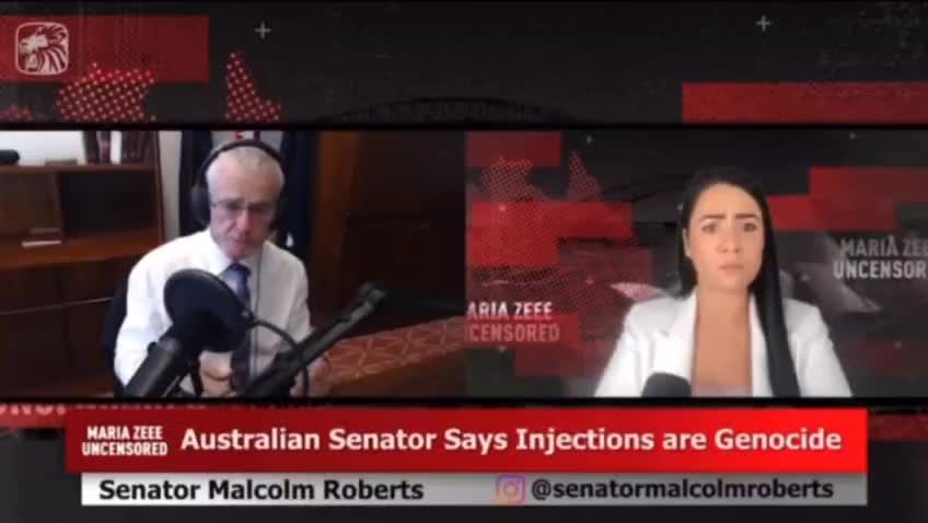 澳洲_參議員Senator Malcolm Roberts揭露新冠疫苗實驗針劑（C_19 vaccine）中發現的“納米技術”，並稱注射行為是“種族滅絕”～