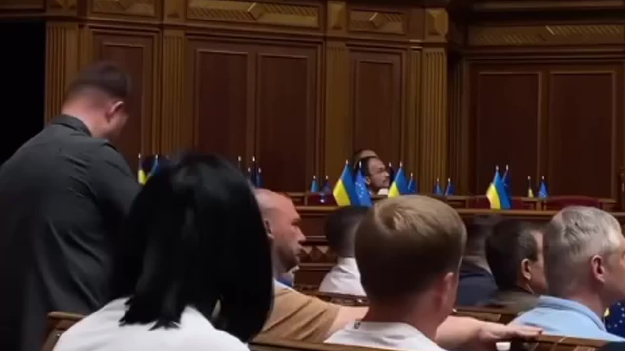 Video från Ukrainas parlament