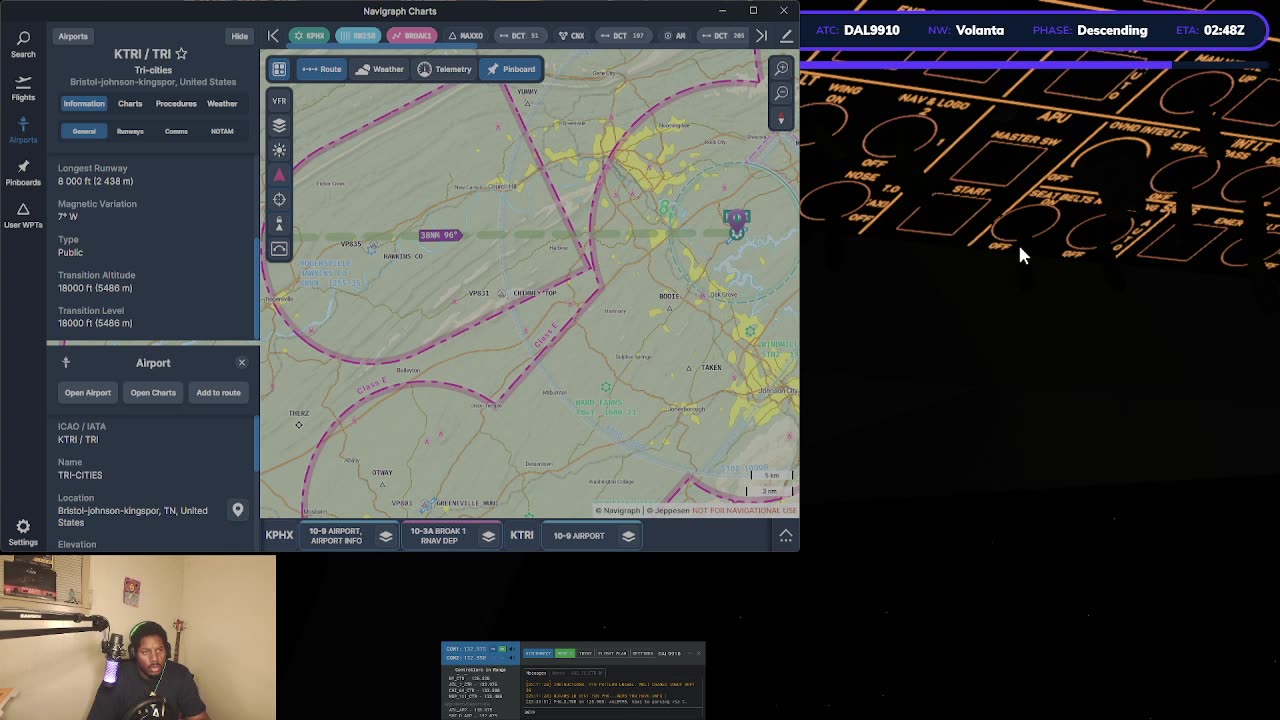 DELTA VIRTUAL Airlines NASCAR TOUR stop 5. KPHX-KTRI