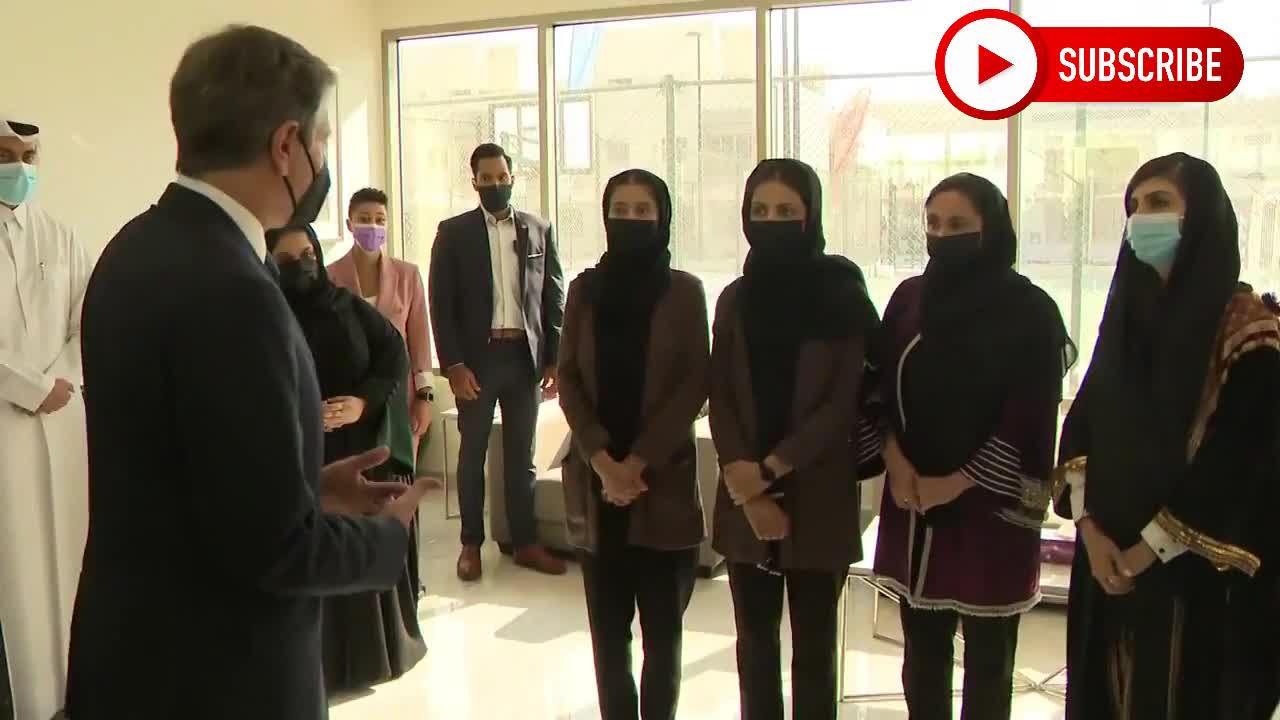 Sec Antony Blinken in Qatar to Meet Afghan Robotics Team Women