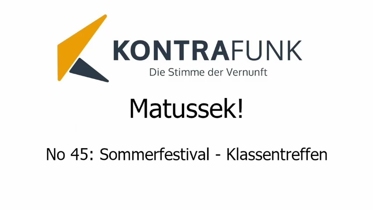 Matussek! - Folge 45: Sommerfestival - Klassentreffen