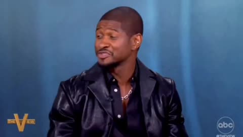 Usher shuts down Joy Behar on The View when she tries to get him to say he’ll vote for Kamala