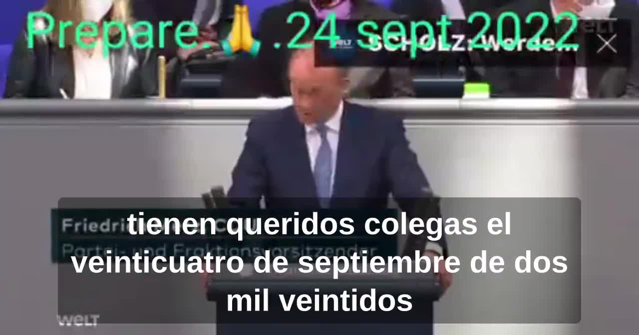 FRIEDRICH MERZ ALERTA SOBRE UN EVENTO EL DIA 24 DE SEPTIEMBRE 2022