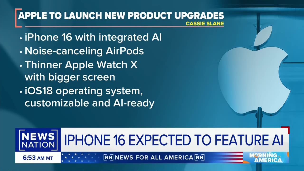 Apple to release iPhone 16 on Monday | Morning in America