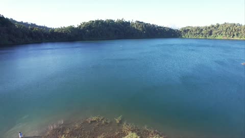 Yambo Lake Nagcarlan Laguna Philippines Drone Video