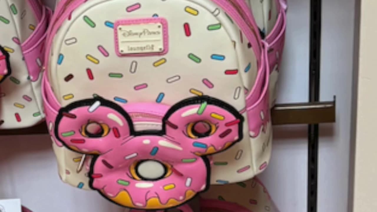 Disney Parks Loungefly Mickey Mouse Donut Backpack #shorts