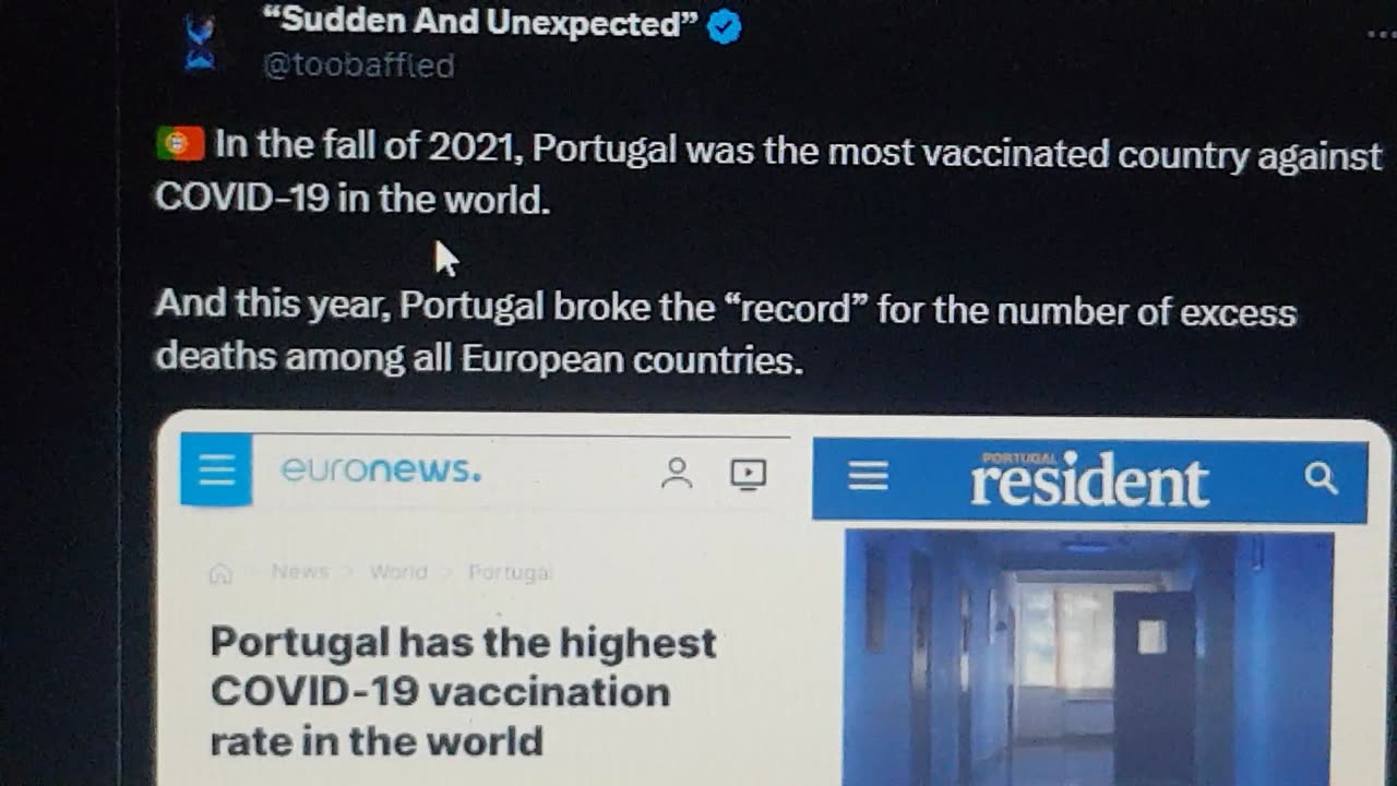 Portugal most vaxed country