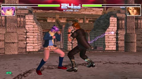 TAG TEAM AYANE AND LEI FANG DEAD OR ALIVE 2 GAMEPLAY