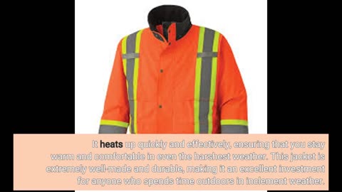 Pioneer Hi-Vis Waterproof Heated #Safety Bomber #Jacket --Overview