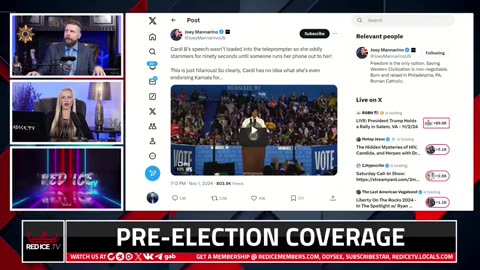 Saturday Stream: Pre-Election Coverage