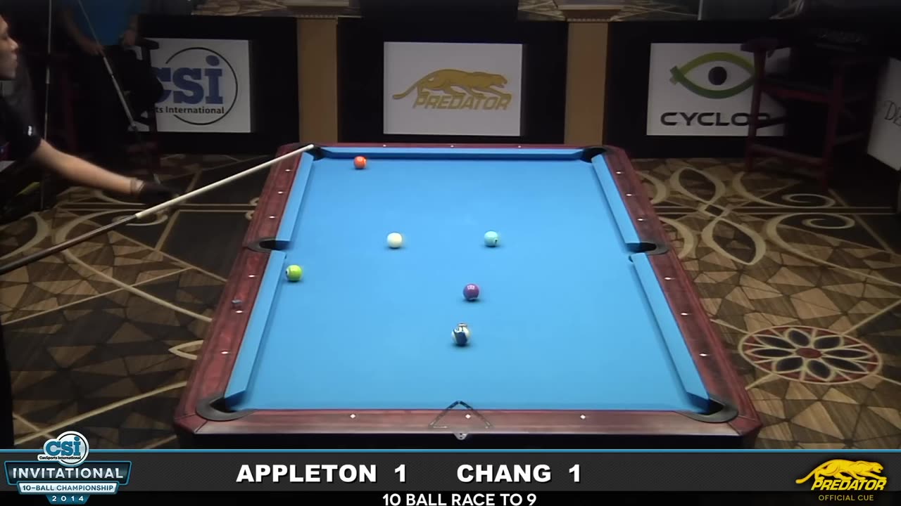 (5) Appleton vs Chang ▸ 2014 CSI 10 Ball Invitational