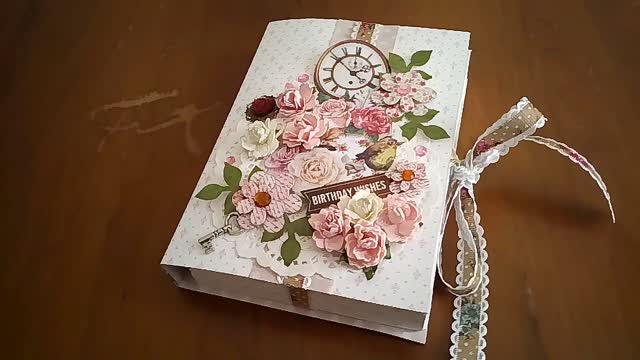 Prezentowe opakowanie na podgrzewacze - scrapbooking