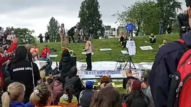 Chris Sky at Sunset Beach in Vancouver, British Columbia May 23 2021