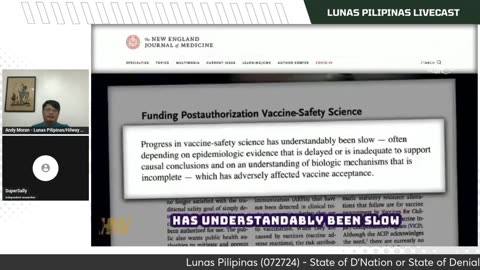 Dr. Stanley Plotkin Reveals the Truth About Vaccination! | Lunas Pilipinas - 072724