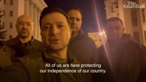 Zelenskiy tells Ukrainians he will remain in Kyiv