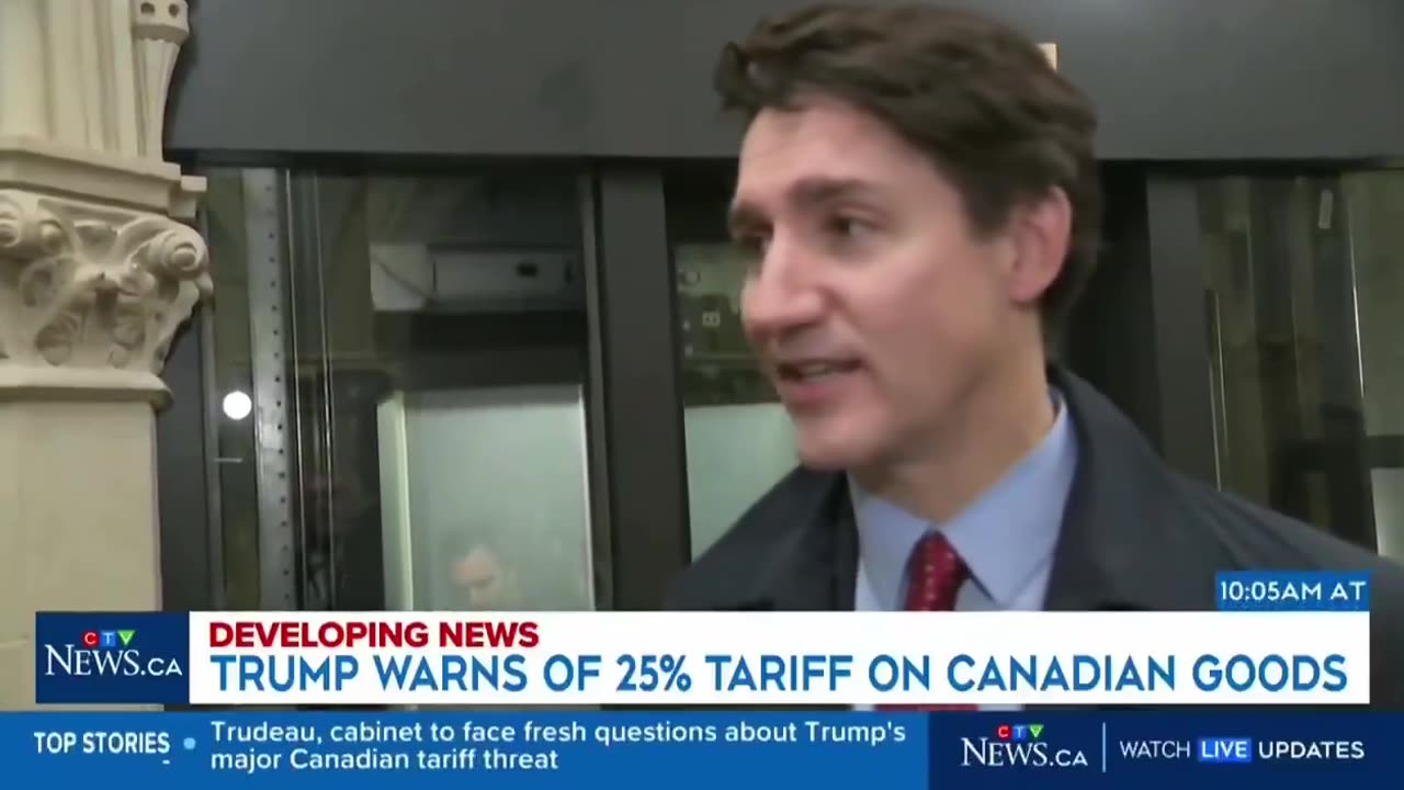 Canadian PM, Justin Trudeau, discusses his recent call with Trump