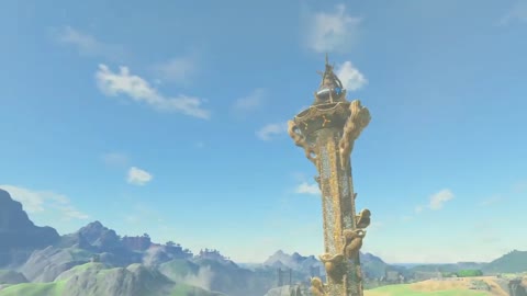 zelda breath of the wild tower turned on