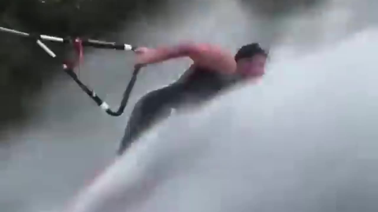 He was too smooth with it -- stunt in water