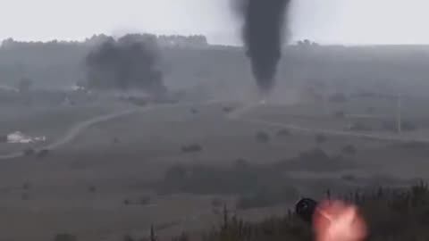 Ukraine Russia RPG Rocket used to take out tanks