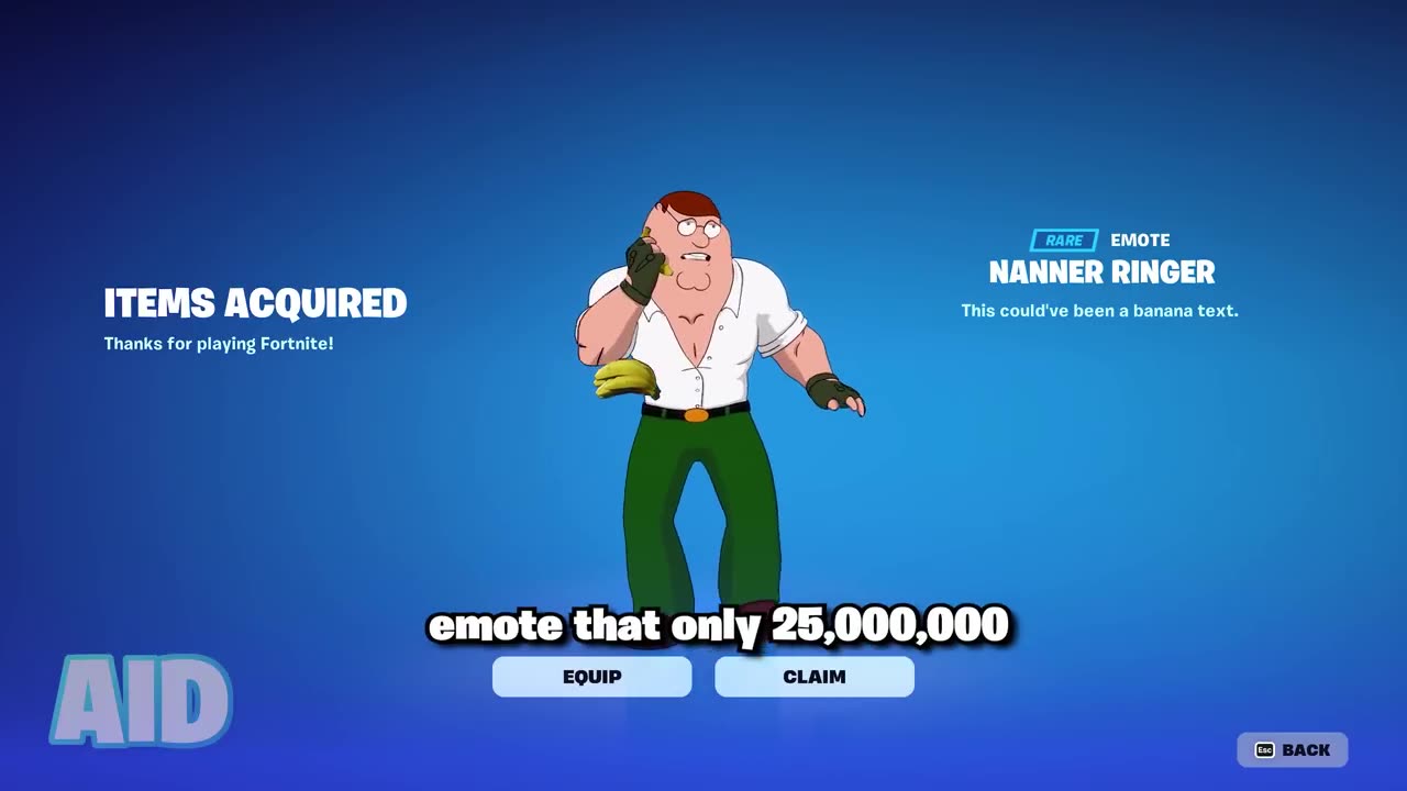 how to claim the nanner ring emote for FREE..!