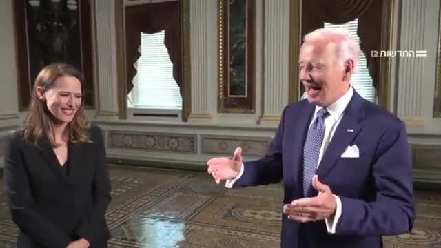 Biden *Tries* to Sing Happy Birthday to Israeli Reporter