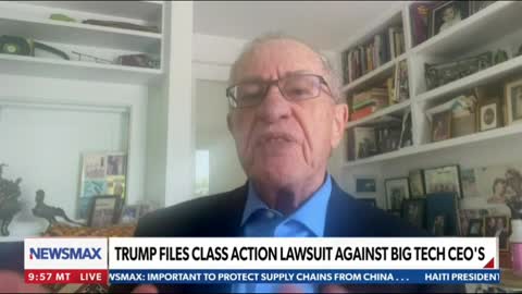 Alan Dershowitz: President Trump's class action lawsuit against Big Tech is an important action.