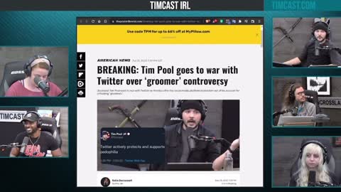 Tim Pool cites reporting by The Post Millennial over his war with Twitter