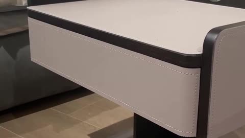 Ultra sleek nightstand: Perfect minimalist style!