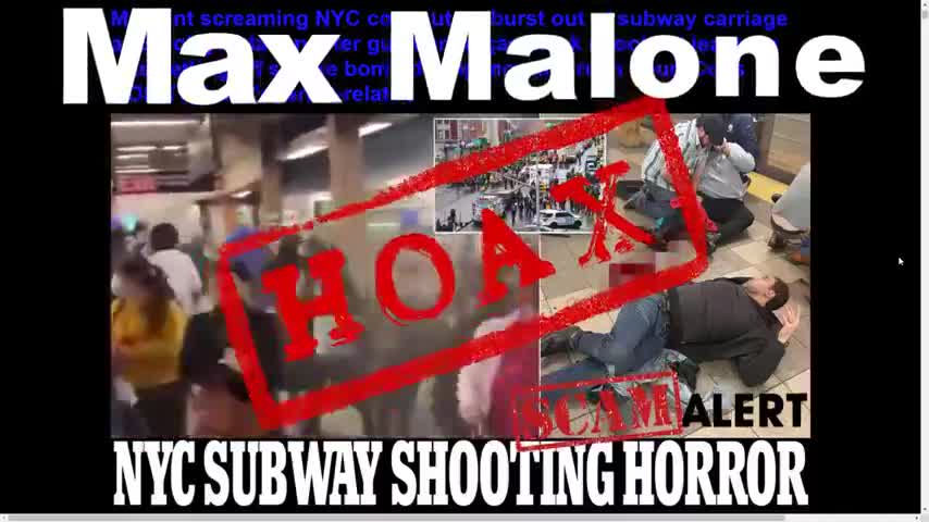 NYC "SUBWAY SHOOTING" FALSE FLAG- SH!T SHOW