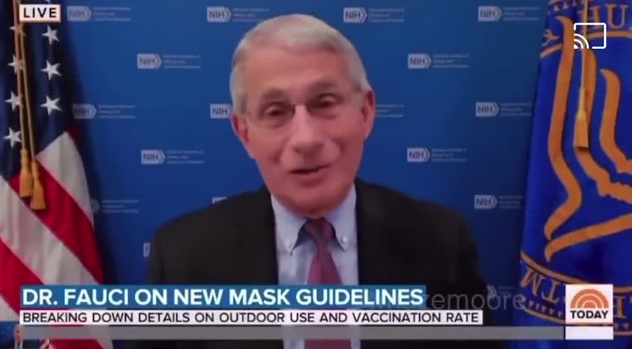 Anthony Fauci on CDC Mask Guidelines