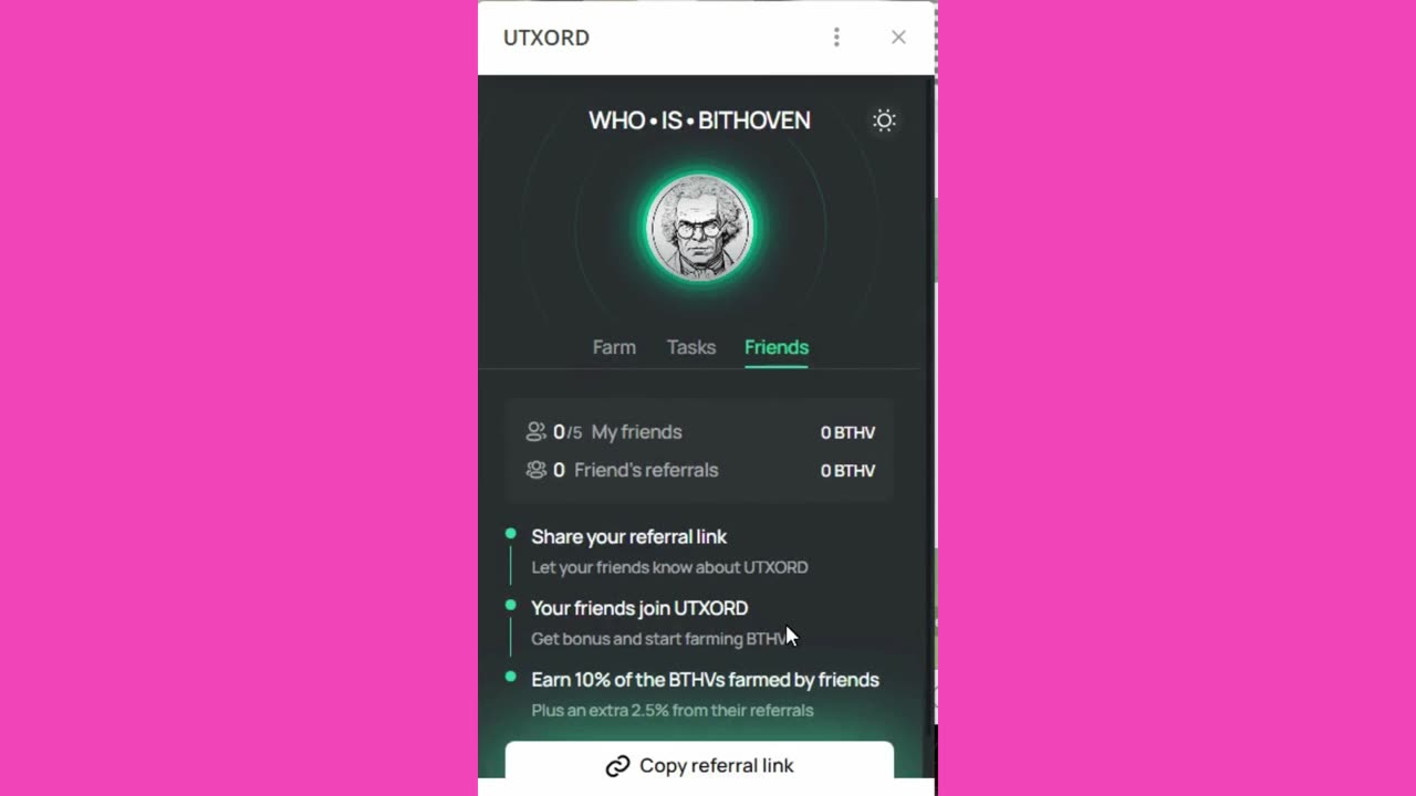 new farming bot telegram mini app utxord