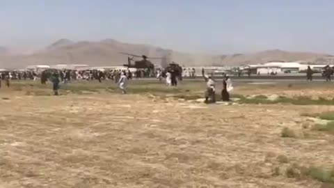 Clearing the runway in Afghanistan