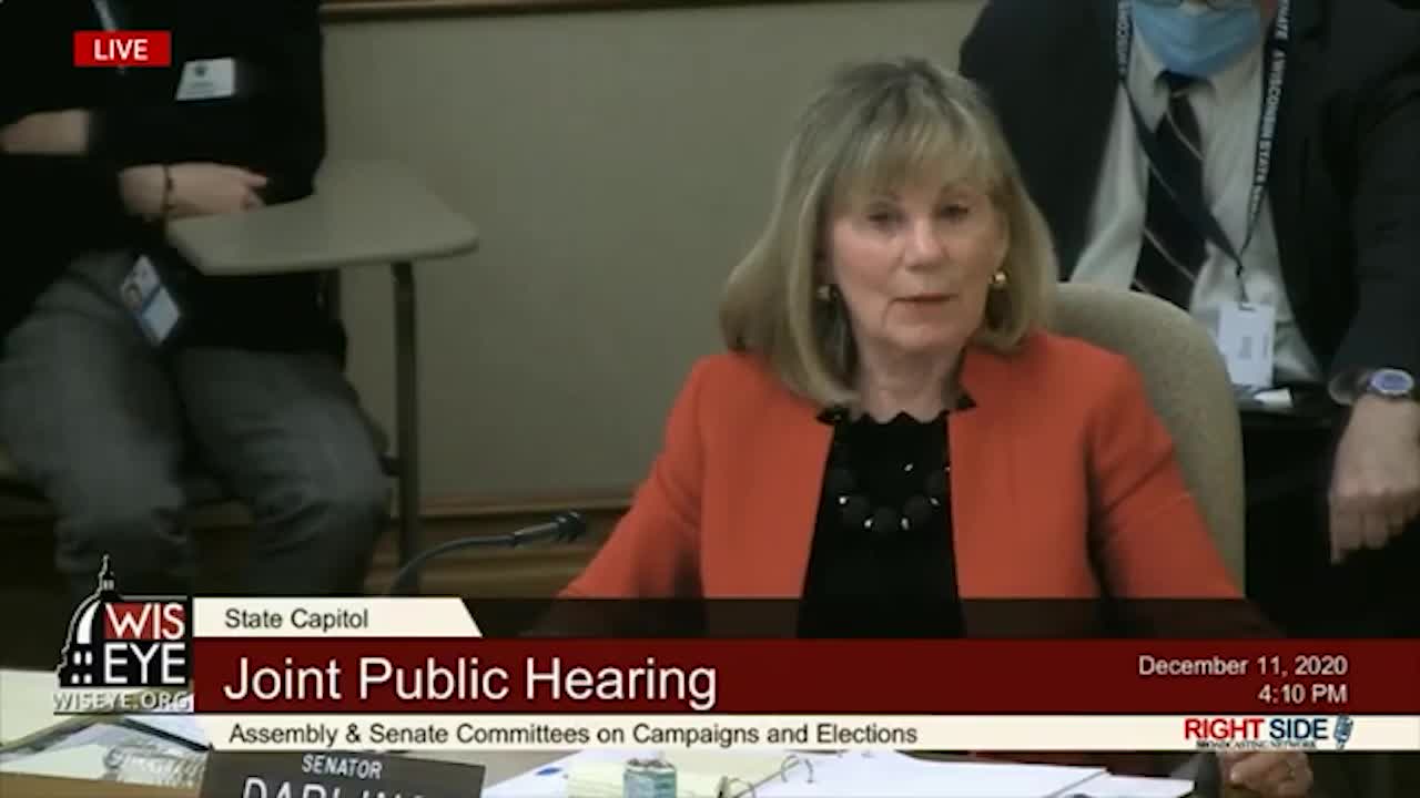 Witness #16 Speaks at Wisconsin Legislature Hearing on Election Integrity. 12/10/20.