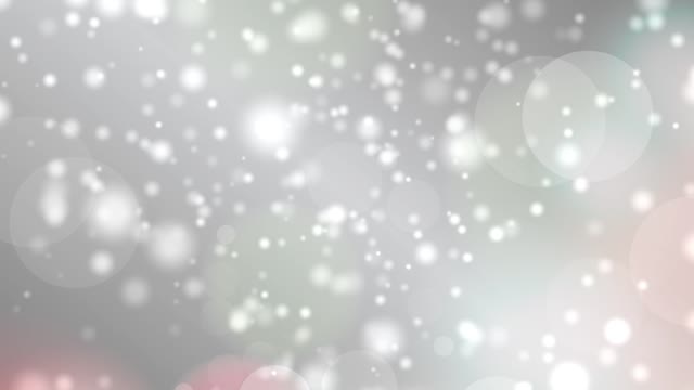 Moving Bokeh Lights - Abstract Animation For Background Grey