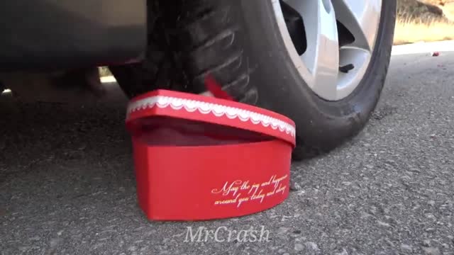 Crushing stuff with car #crush#fun