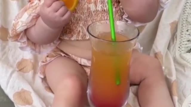 Cute baby picnic.