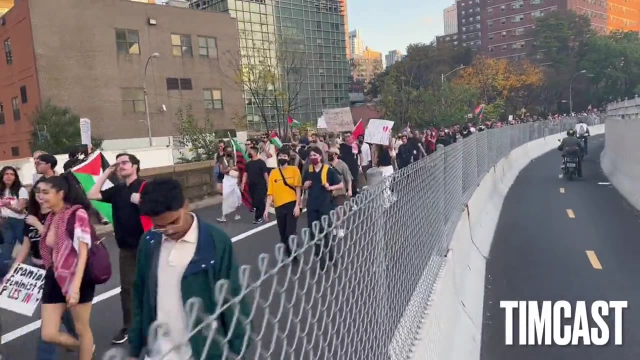 Pro-Hamas Agitators & Ultra-Orthodox Jews Call for Israel’s Destruction SHUT DOWN Brooklyn Bridge