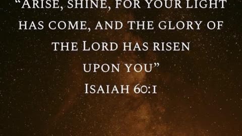 Isaiah 60:1