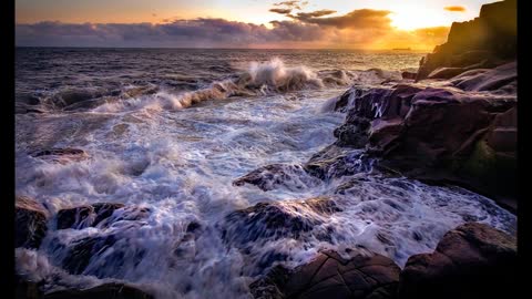 Just relax, and listen to the soothing sounds of ocean waves