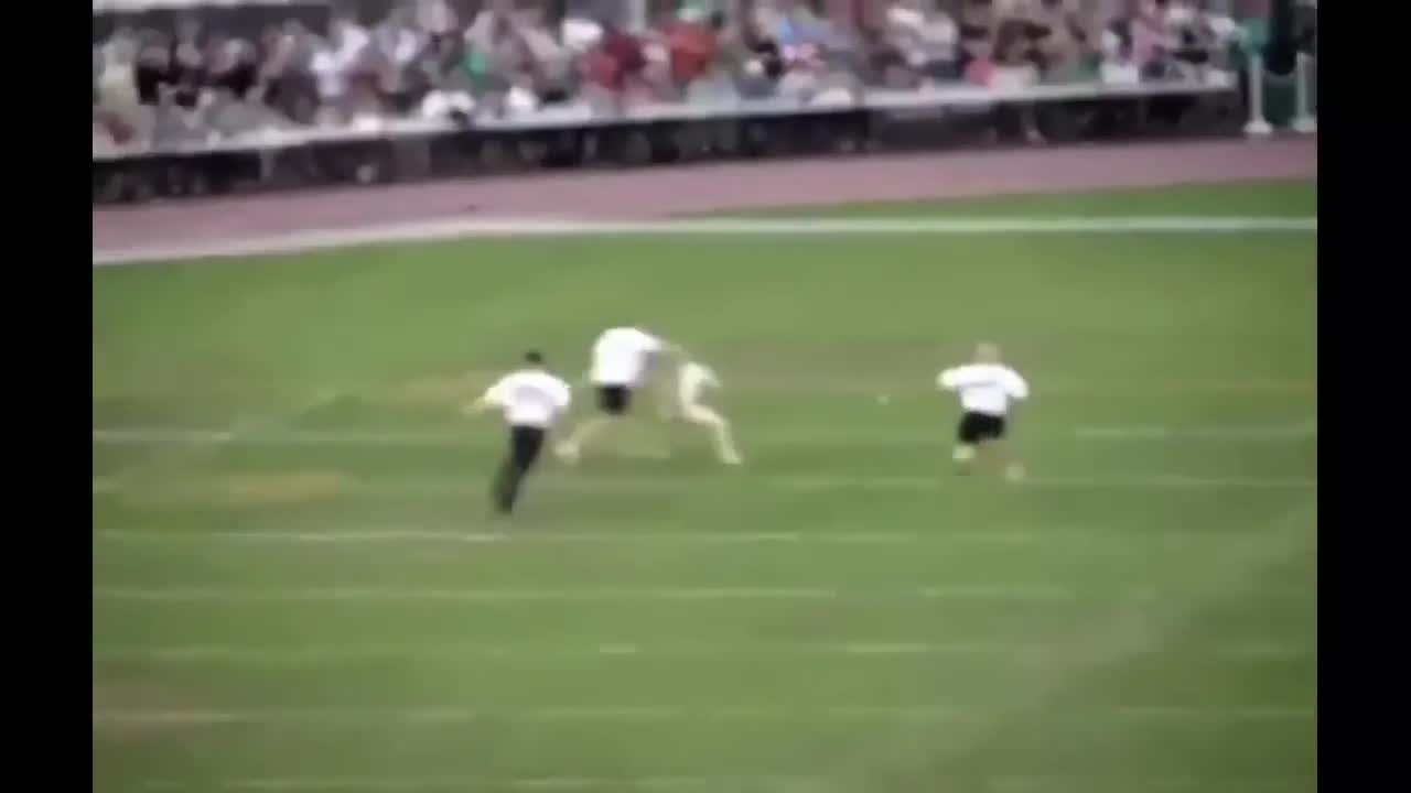 Fans invading the field