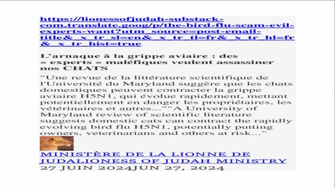 ATTENTION , Des « experts » maléfiques veulent assassiner nos CHATS !