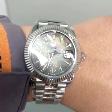 Reloj San Martin para hombre, 40mm, esfera de fregona Vintage, Retro