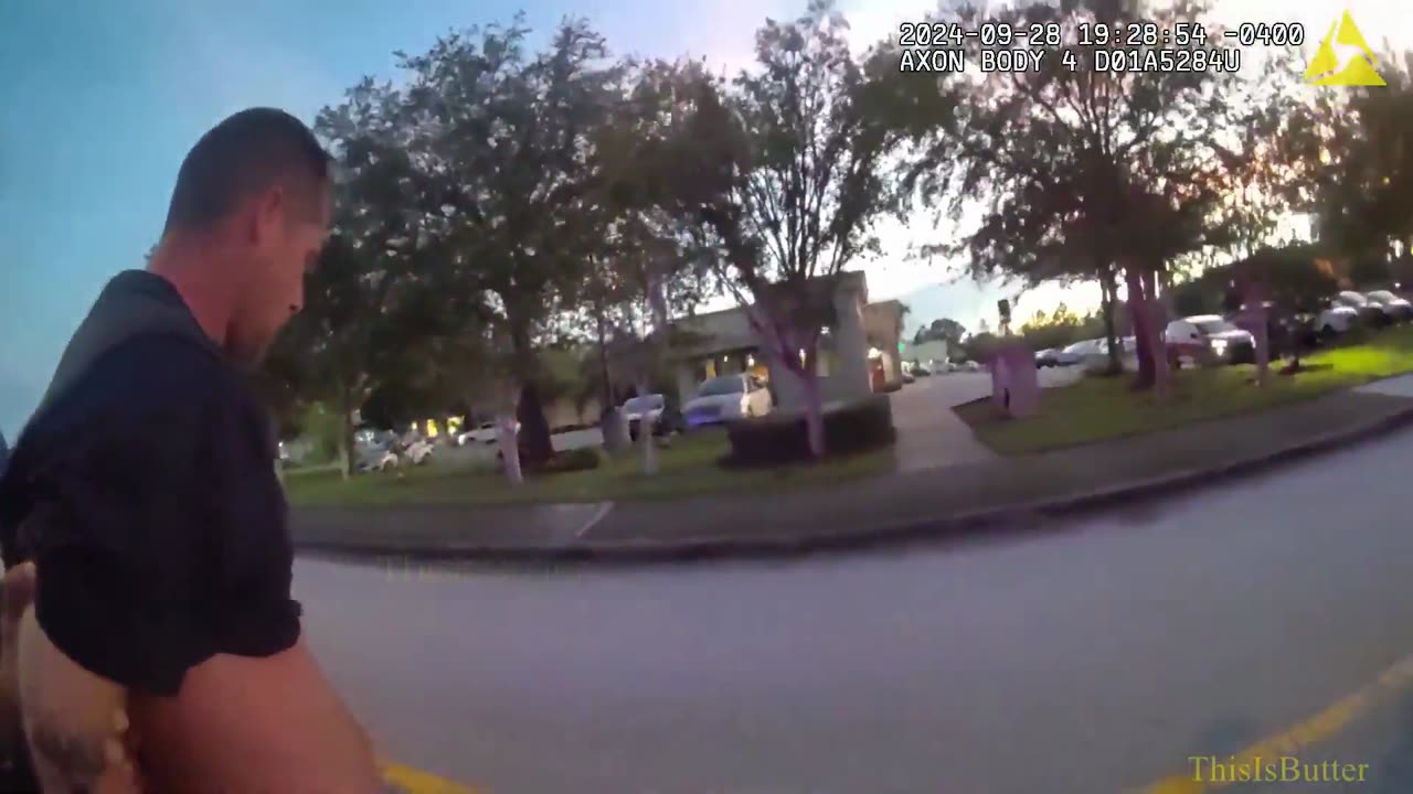 Bodycam video shows the arrest of a man who pushed a Flagler County deputy