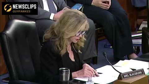 Senator Marsha Blackburn Introducing Documents As Records On Ketanji Jackson Previous Statements