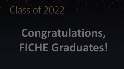 FICHE 2022 Commencement Ceremony (Graduation)